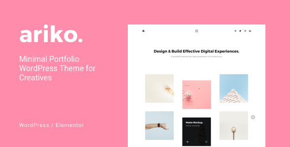 Ariko - Minimal Portfolio WordPress Theme for Creatives Logo